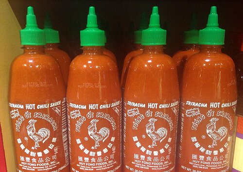 Sriracha hot chilli sauce