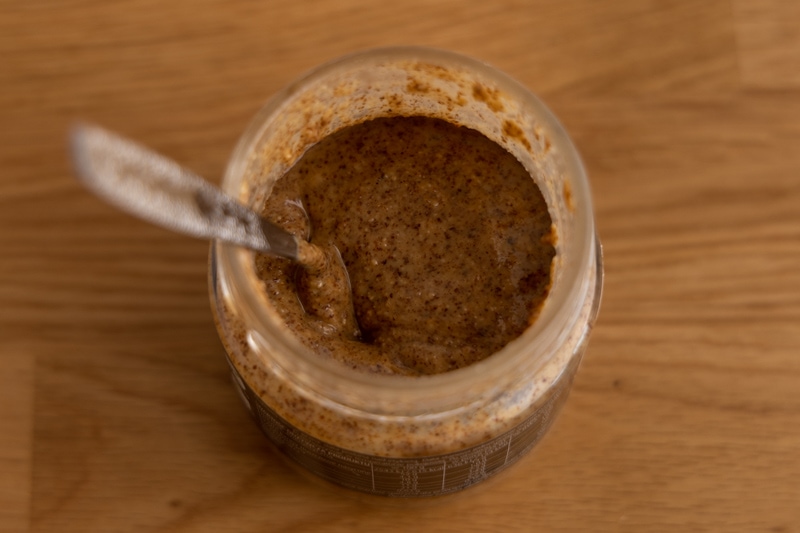 Stirred almond butter