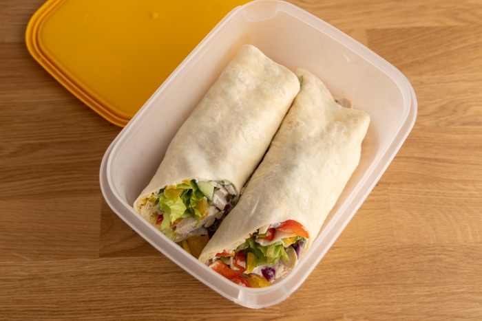 Storing prepared tortillas