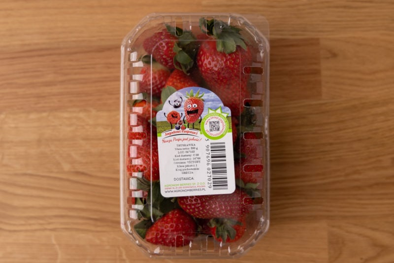 Strawberries container