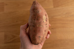 Sweet potato in hand