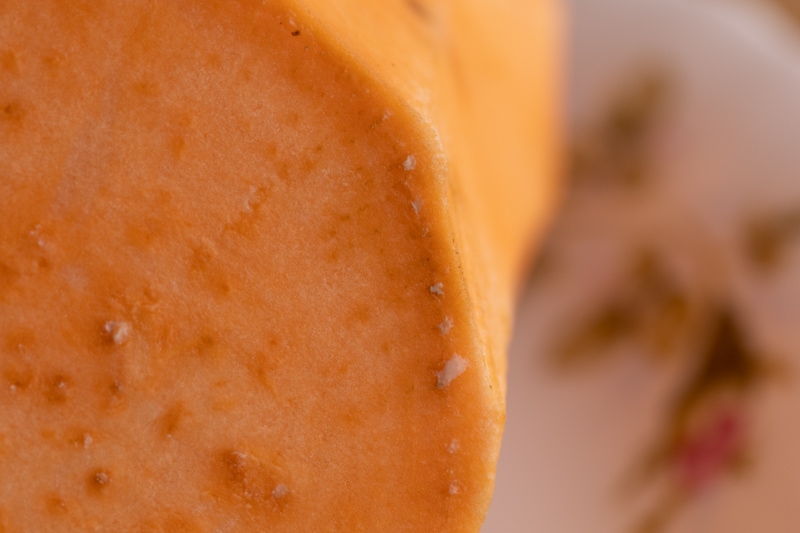 Sweet potato: white spots inside