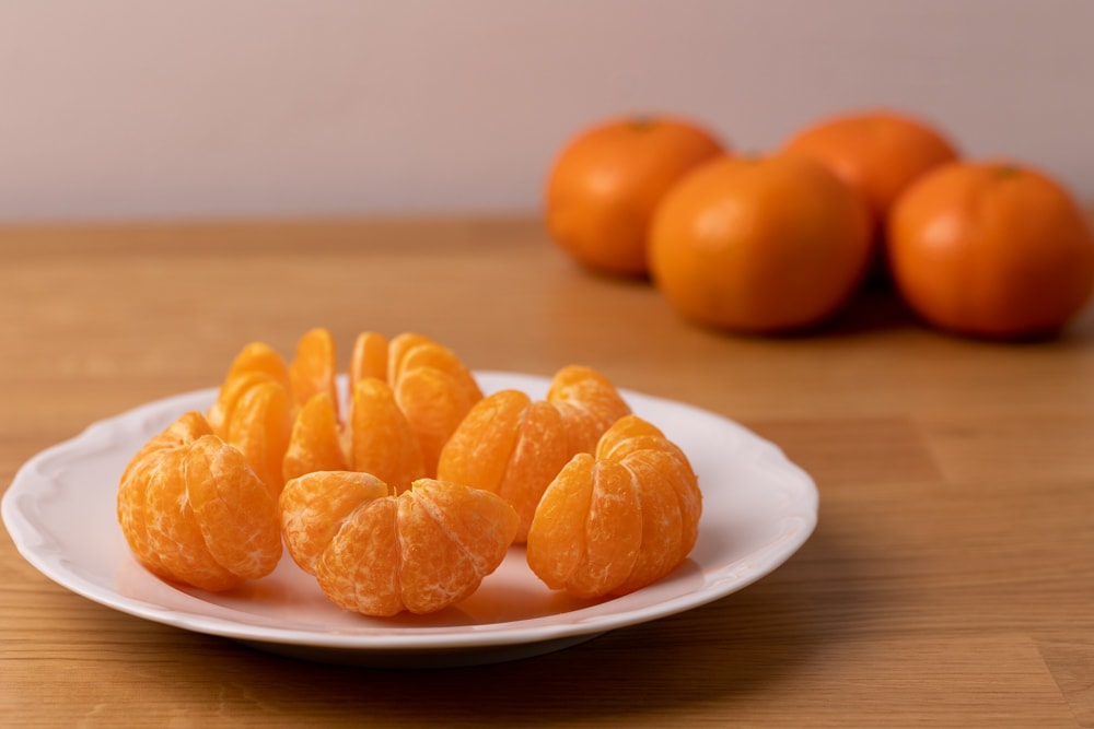 Tangerines ready for eating