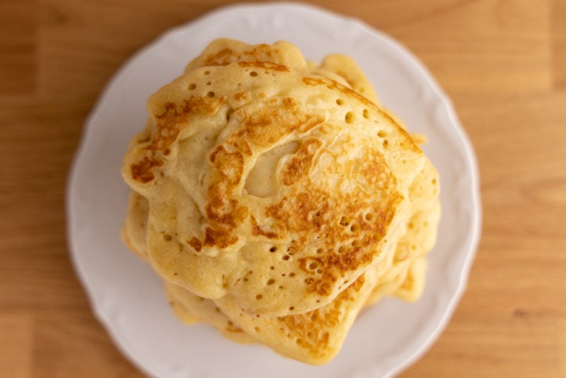 Thawed buttermilk pancakes