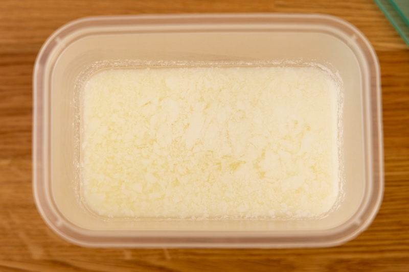 Thawed yogurt