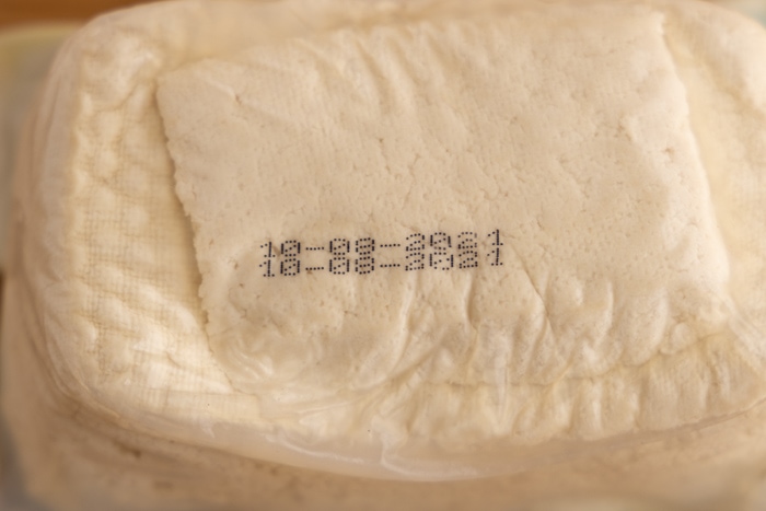 Tofu package expiration date