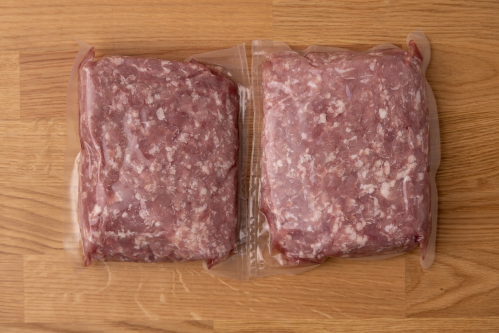 Two packages of ground pork