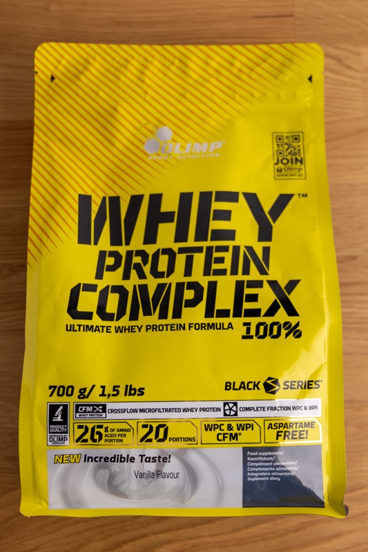 Whey protein bag