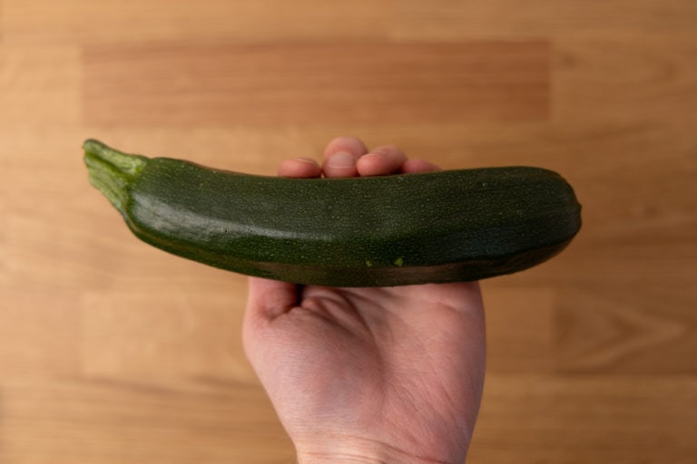 Zucchini in hand