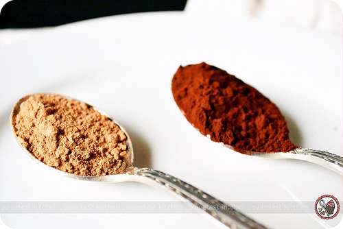 Valrhona Cocoa Powder and Cadbury Cocoa Powder